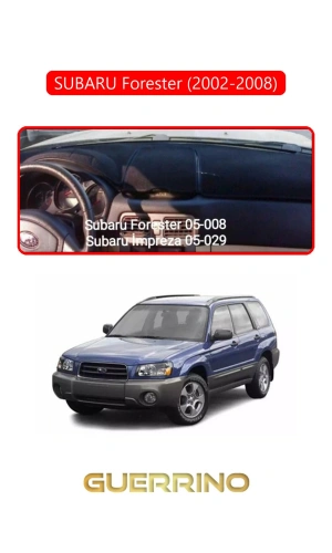 SUBARU Forester (2002-2008)TORPİDO KORUMA HALISI KIRMIZI KENAR