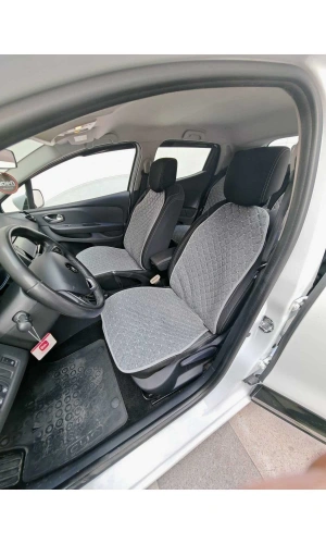 Araba Oto 7 Li Keten Koltuk Minderi (7 PARÇA) - 5 Koltuk Tam Set - Su Geçirmez -keten-minder-GRİ-GRİ