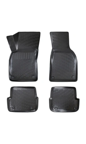 Audi A4 B7 2004-2008 3D Siyah Kokusuz Havuzulu Paspas Takımı