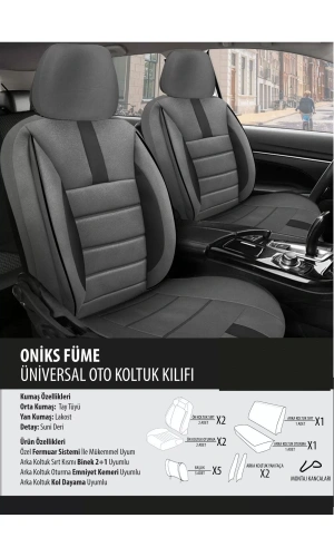 Audi A7 Koltuk Kılıfı Oniks Füme