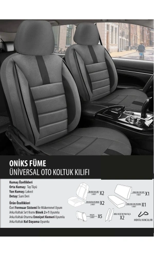 Audi Rs3 Koltuk Kılıfı Oniks Füme