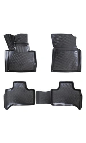 Bmw X5 1999-2006  Uyumlu 3D Siyah Kokusuz Havuzlu Paspas Takımı