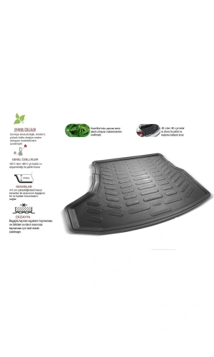 Citroen C4 Grand Picasso 7 koltuk 2006-2013 3D Bagaj Havuzu Kokusuz