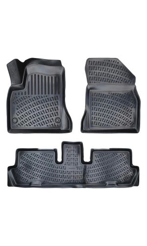 Citroen C4 Grand Picasso 7 Koltuk 2006-2013 3D Siyah Kokusuz Havuzulu Paspas Takımı