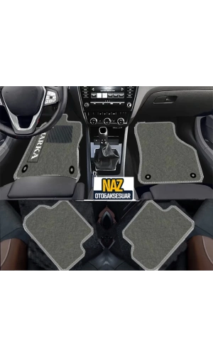 dacia spring 2024 Gri Halı Gri Kenar Petek Topuk