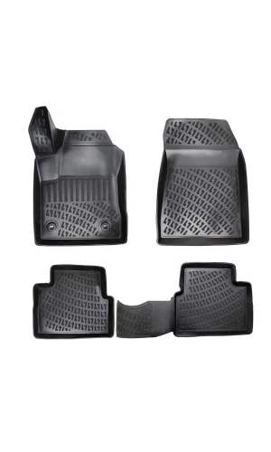 Fiat Albea 2002 sonrası 3D Siyah Kokusuz Havuzulu Paspas Takımı