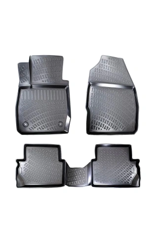 Focus 3.5 2014-2018 3D Siyah Kokusuz Havuzulu Paspas Takımı