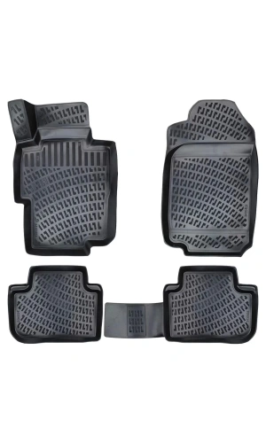 Honda Accord 2002-2008 3D Siyah Kokusuz Havuzulu Paspas Takımı