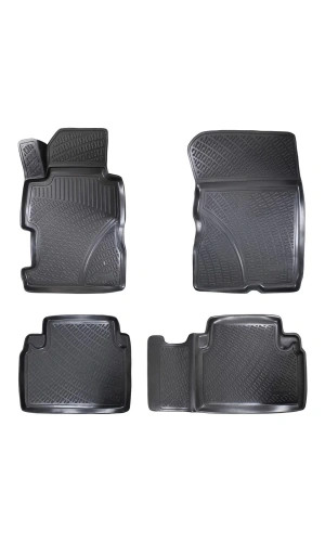 Honda Civic HB 2006 -2012 3D Siyah Kokusuz Havuzulu Paspas Takımı