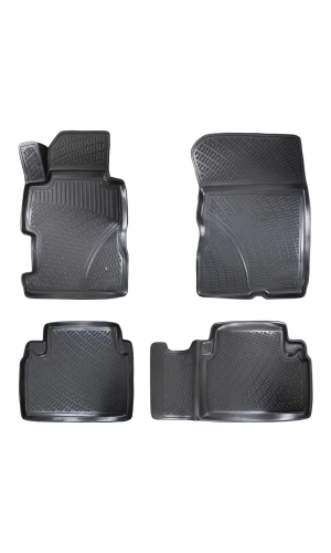 Honda Civic SEDAN 2006 -2012 3D Siyah Kokusuz Havuzulu Paspas Takımı