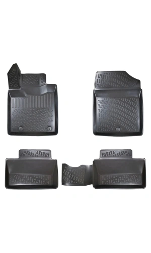 Hyundai İ10 2013 Sonrası 3D Siyah Kokusuz Havuzulu Paspas Takımı