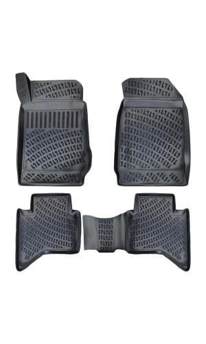 Isuzu D-Max 2012 Sonrası 3D Siyah Kokusuz Havuzulu Paspas Takımı