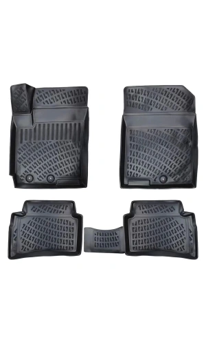 Kia Sportage 2005-2010 3D Siyah Kokusuz Havuzulu Paspas Takımı