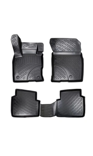 Kuga 2019 sonrası 3D Siyah Kokusuz Havuzulu Paspas Takımı