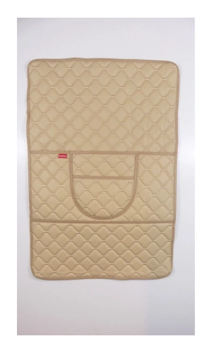 Lüks Deri Cepli Araç Koltuk Arkası Organizer Bej