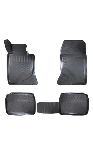 Mercedes E Serisi W213 2017 Sonrası 3D Siyah Kokusuz Havuzulu Paspas Takımı