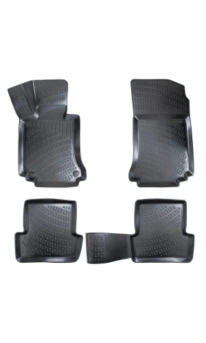 Mercedes ML Serisi W164 1998-2005 3D Siyah Kokusuz Havuzulu Paspas Takımı