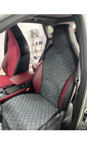 Mg Araç Uyumlu Koltuk Koruyucu Cepli Terletmez Kılıf Minder Seti Füme