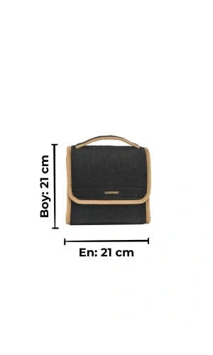 Mini Araç Bagaj Çantası Araba Bagaj Organizer Bagaj Düzenleyici Çanta Oto Bagaj Düzenleyici Krem