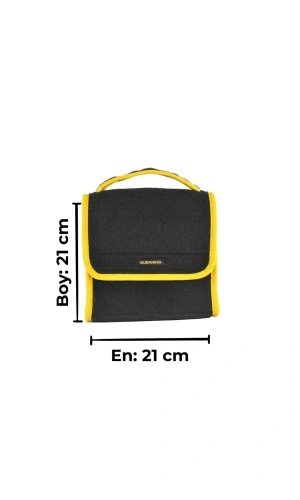 Mini Araç Bagaj Çantası Araba Bagaj Organizer Bagaj Düzenleyici Çanta Oto Bagaj Düzenleyici Sarı