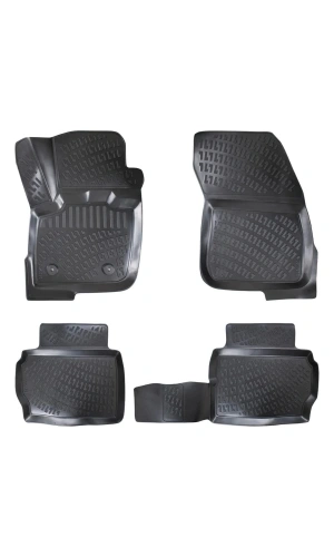 Mondeo 2007-2014 3D Siyah Kokusuz Havuzulu Paspas Takımı