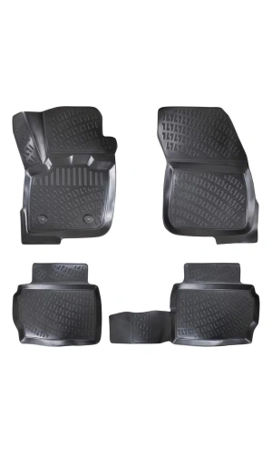 Mondeo 2014 Sonrası 3D Siyah Kokusuz Havuzulu Paspas Takımı