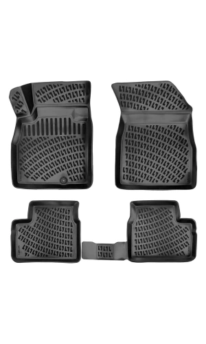 Nissan Micra 2010-2015 3D Siyah Kokusuz Havuzulu Paspas Takımı