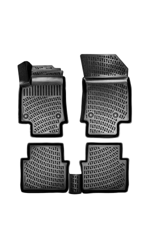 Opel Crossland X 2017 Sonrası 3D Siyah Kokusuz Havuzulu Paspas Takımı