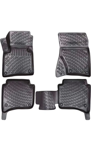 Porsche Cayenne 2011-2017 3D Siyah Kokusuz Havuzulu Paspas Takımı