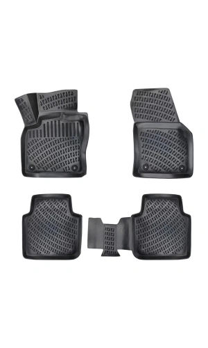 Seat Altea 2004-2015 3D Siyah Kokusuz Havuzulu Paspas Takımı