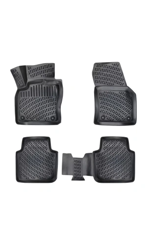 Seat İbiza V 2017 Sonrası 3D Siyah Kokusuz Havuzulu Paspas Takımı