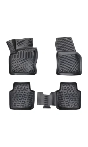 Ssangyong Actyon Sports 2006 sonrası 3D Siyah Kokusuz Havuzulu Paspas Takımı