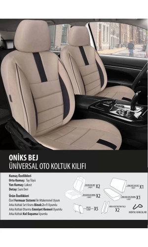 Ssangyong Rexton Koltuk Kılıfı Oniks Bej