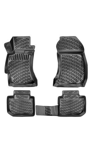 Subaru İmpreza 2008 Sonrası 3D Siyah Kokusuz Havuzulu Paspas Takımı