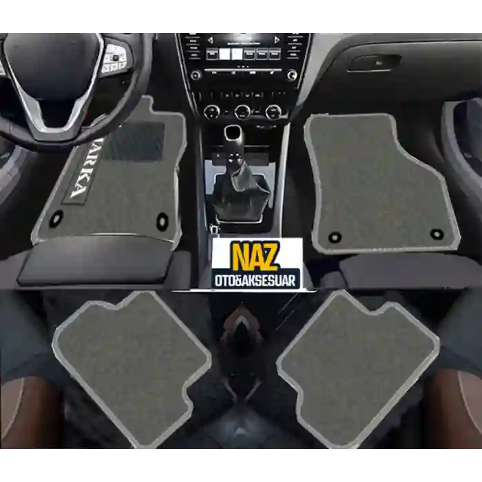 BMW X5 2019 +  Gri Halı Gri Kenar Petek Topuk