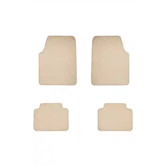 CITROEN C6 (2006 - 2012) Uyumlu Bej Dikişli Bej Deri Paspas