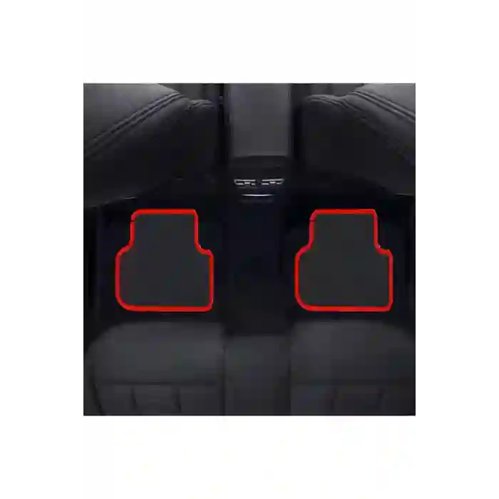 Citroen Xsara 1997-2006  Siyah Halı Kırmızı Kenar Petek Topuk