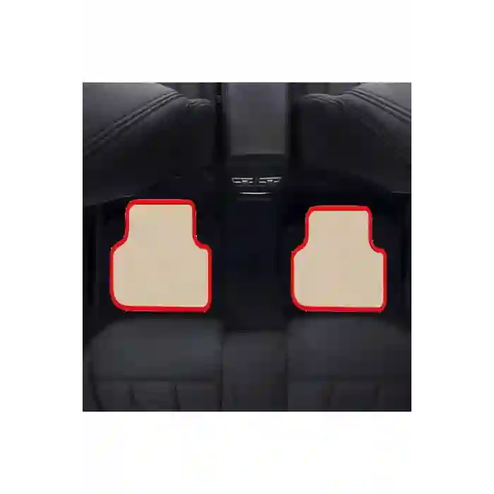 Renault Megane 1 1995-2002  Bej Halı Kırmızı Kenar  Petek Topuk