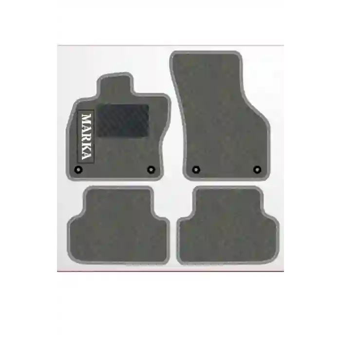 Renault Twingo 1993-2012 Gri Halı Gri Kenar Petek Topuk