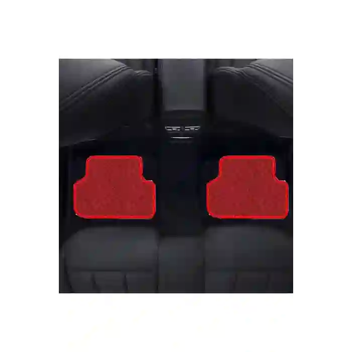 Seat Leon 5F 2013 - 2020 Hatchback Kırmızı Halı Kırmızı Kenar Petek Topuk