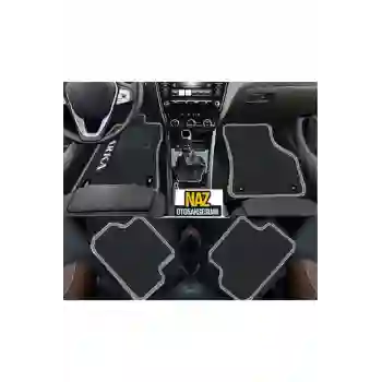 FORD ECOSPORT 2016 +   Siyah Halı Gri Kenar Petek Topuk