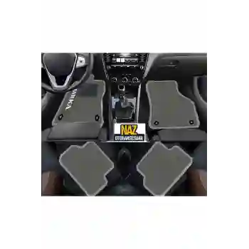 FORD ECOSPORT 2016 +  Gri Halı Gri Kenar Petek Topuk