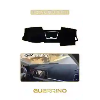 SKODA KAROQ 2017+TORPİDO KORUMA HALISI BEJ KENAR