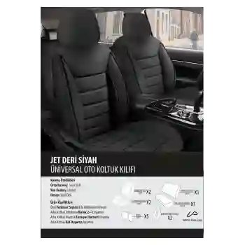 Audi A4 Koltuk Kılıfı Jet Deri Siyah