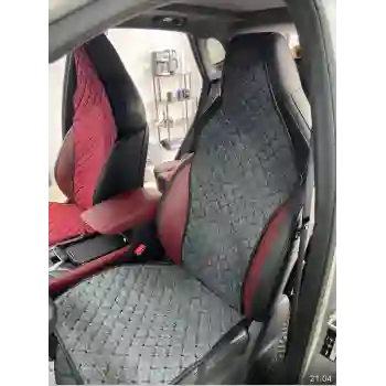 Mg Araç Uyumlu Koltuk Koruyucu Cepli Terletmez Kılıf Minder Seti Füme