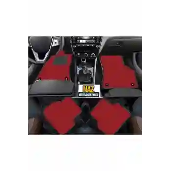 RENAULT SYMBOL 1 1999-2008 Kırmızı Halı Siyah Kenar Petek Topuk