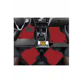 Seat Exeo 2008-2013 Kırmızı Halı Siyah Kenar Petek Topuk
