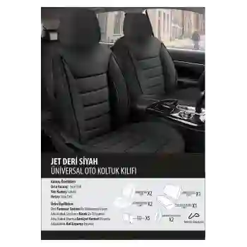 Volvo V40 Koltuk Kılıfı Jet Deri Siyah