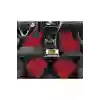 Seat Exeo 2008-2013 Kırmızı Halı Siyah Kenar Petek Topuk