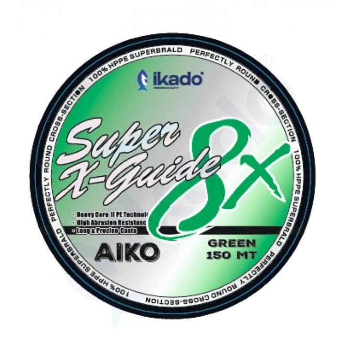 İKADO AIKO 8X 150 MT İP MİSİNA - YEŞİL 0,20 MM